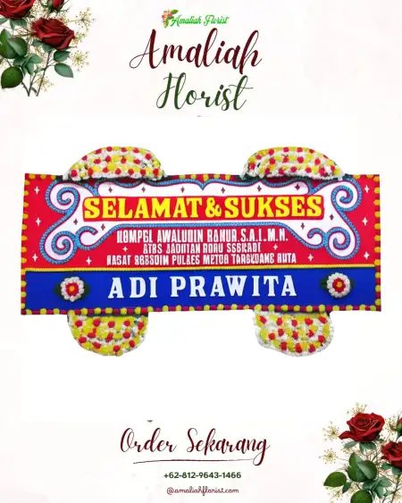 Papan Bunga Ucapan Selamat Dasan Agung Baru