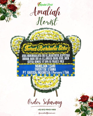 Papan Bunga Duka di Dasan Agung Baru